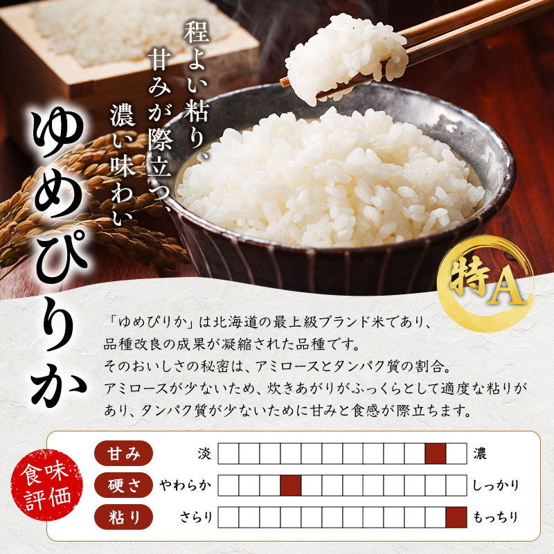 米 ゆめぴりか 計20kg (5kg×4袋) 令和7年産 芦別RICE 農家直送 精米 白米 お米 おこめ コメ ご飯 ごはん 粘り 甘み 美味しい 最高級 北海道米 北海道 芦別市