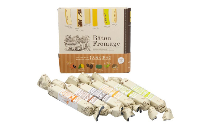 菓子工房フラノデリス【「冷凍」ドゥーブルフロマージュ＆バトンフロマージュ「大地の恵み」】(お菓子 スイーツ デザート お祝い おやつ 贈り物 ギフト 甘い 手作り 北海道 送料無料 道産 富良野