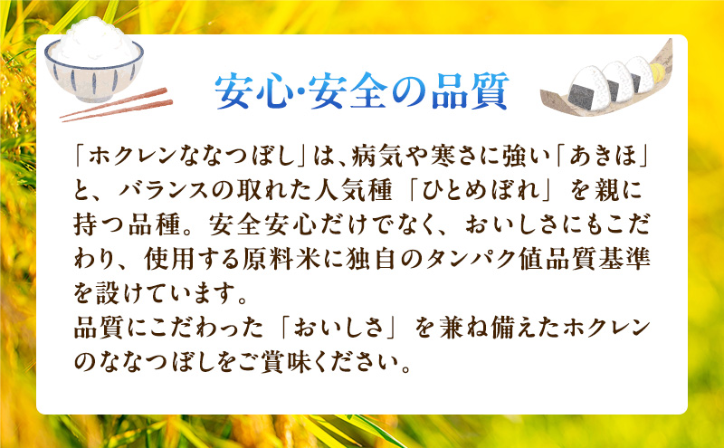 【隔月3回定期便】北海道産 ななつぼし 無洗米 20kg 米 特A 獲得 白米 ごはん 定期便 定期配送 隔月3回 道産米 ブランド米 20キロ お米 ご飯 米 北海道米 JAふらの ホクレン ホクレン米 送料無料 北海道 富良野市