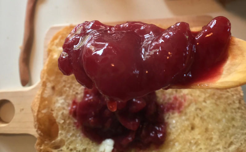 北海道仁木町産 さくらんぼジャム 120g×4本 [iori farm] 栽培期間中 除草剤不使用