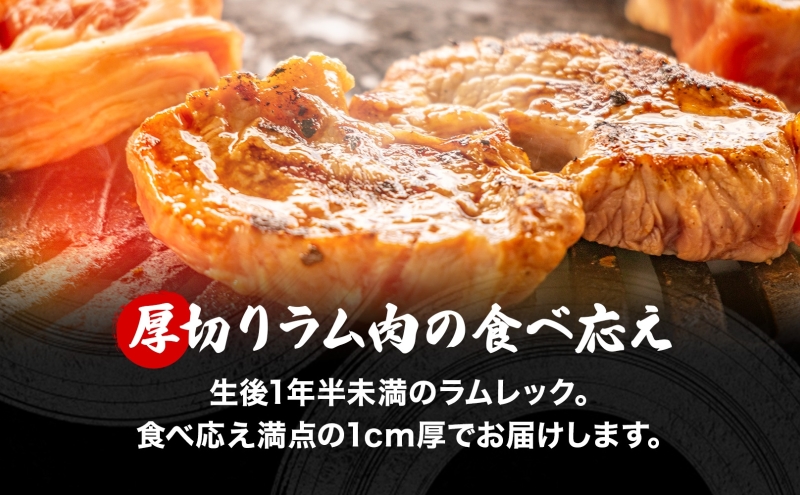 さかいのジンギスカン 2種 食べ比べセット ラム 厚切り各500g 計1kg 肉 焼肉 BBQ ジンギスカン 味付き 子羊 羊肉 時短 お取り寄せ 肉のさかい 酒井畜産 送料無料 北海道 月形町