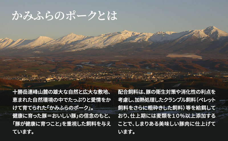 北海道 定期便 3ヵ月 連続 全3回 厳選ロース定期便 かみふらのポーク 北海道 上富良野 国産 豚 切落し ロース しゃぶしゃぶ 生姜焼き とんかつ スライス 薄切り 地養豚  (北海道 肉 焼肉 バーベキュー 希少部位 大容量 BBQ キャンプ 焼くだけ 焼肉  ぶた肉 お肉 おかず ご飯がすすむ 丼 焼き肉 限定 甘い 柔らかい)