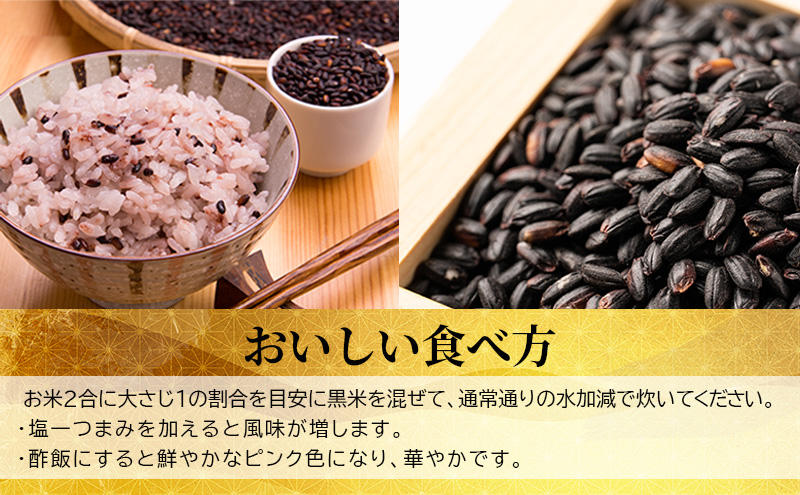 美深町産 黒米 もち米 セット 計2.8kg (黒米200g×4袋、もち米1kg