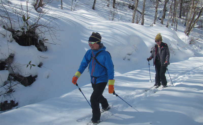 氷瀑スノートレッキング【体験チケット】体験 チケット 自然 北海道 日高町