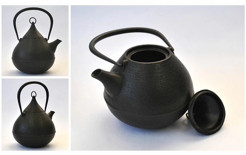 鉄分補給に最適 南部鉄器【鉄瓶】雫0.65L【直火対応】【IH非対応】