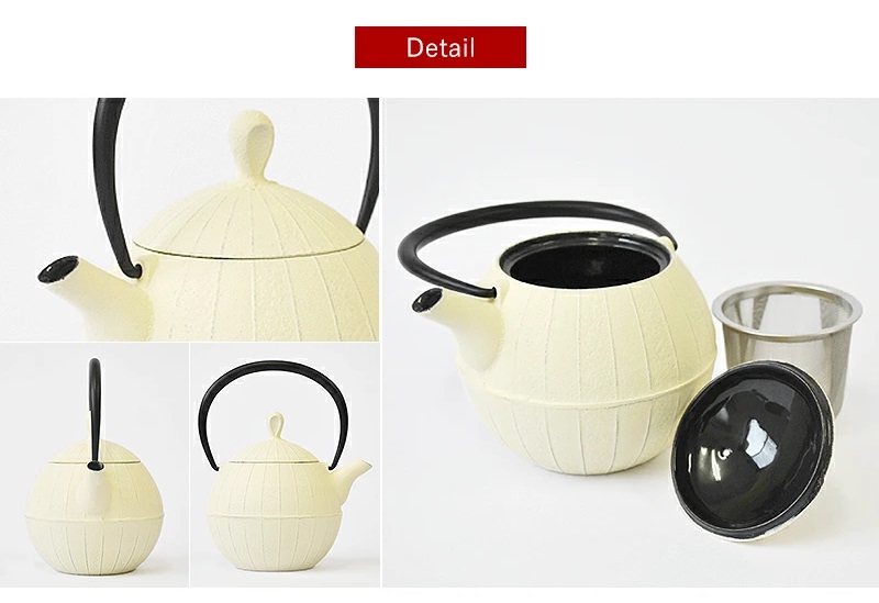 南部鉄器 ティーポット 胡桃 0.5L プレミアムアイボリー 南部鉄瓶 鉄瓶 急須 南部鉄瓶急須 壱鋳堂 日本製 おしゃれ 日用品 キッチン キッチン用品 キッチン雑貨  補給 岩手 岩手県 盛岡市