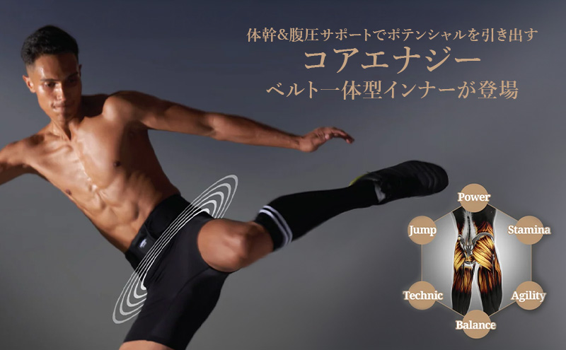 コアエナジーX コアエナジーベルト一体型インナー LLサイズ メンズ 腹圧サポート スポーツ コアエナジー ベルト 岩手 岩手県 盛岡市