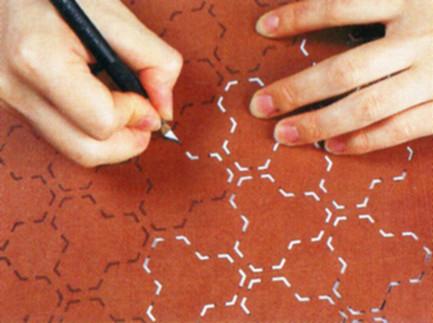 【南部しぼり 紫根染】 大判 木綿風呂敷100cm×100cm 草紫堂 南部紫根染 伝統柄 持ち運び 包み 旅行 日本製