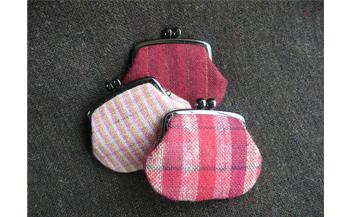 ホームスパン 小銭入（青・緑）