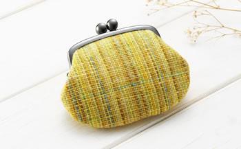 ホームスパン 小銭入（青・緑）