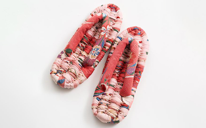 もりおかさき編み 花草履