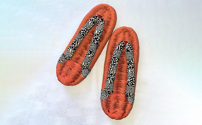 もりおかさき編み 花草履