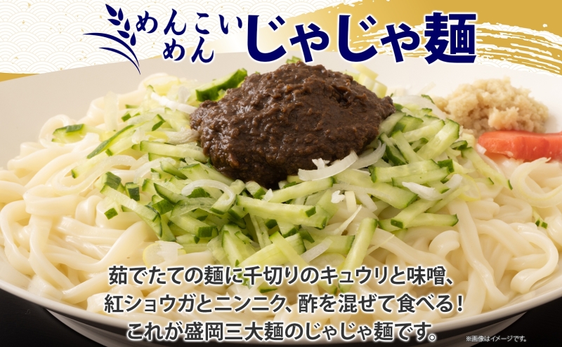 無地熨斗 盛岡 めんこいめん じゃじゃ麺 6食 米粉麺 グルテンフリー 麺 米粉 グルメ お取り寄せ ギフト お土産 手土産 ご当地 プレゼント ラーメン 6食 めんこい 熨斗 のし 名入れ不可 送料無料 岩手県 盛岡市