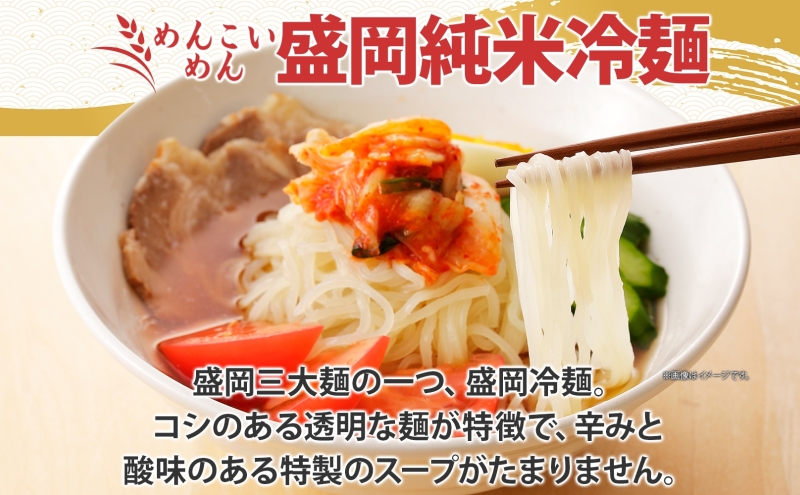 無地熨斗 盛岡 めんこいめん 2種 計6食 Eセット 純米麺 盛岡純米冷麺 グルテンフリー 米粉麺 麺 米粉 冷麺 盛岡冷麺 人気 グルメ お取り寄せ ギフト プレゼント お土産 熨斗 のし 名入れ不可 送料無料 岩手県 盛岡市