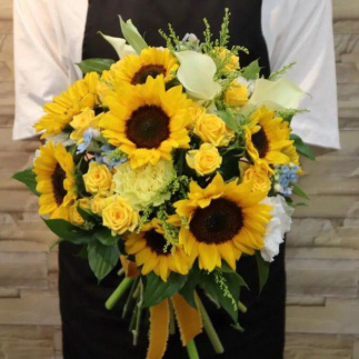 季節の花束M 定期便 6ヶ月【田村フローリスト】