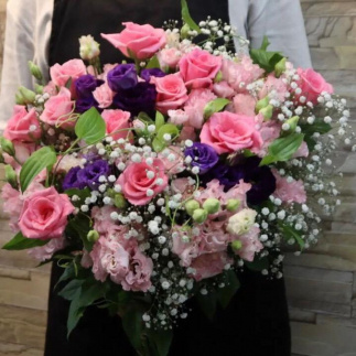 季節の花束M 定期便 6ヶ月【田村フローリスト】