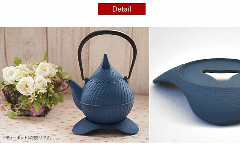 南部鉄器 トリベット雫 SHIZUKU（ジャパンブルー） 雑貨 日用品 工芸品 装飾品