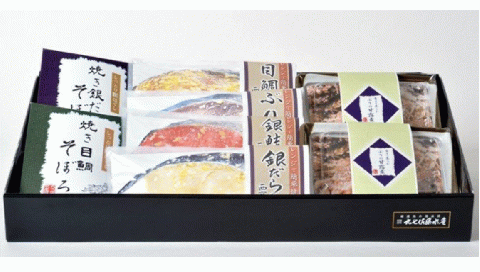 （改）レンジで簡単!閖上海鮮西京漬けと 焼きそぼろ＆甘露煮セット