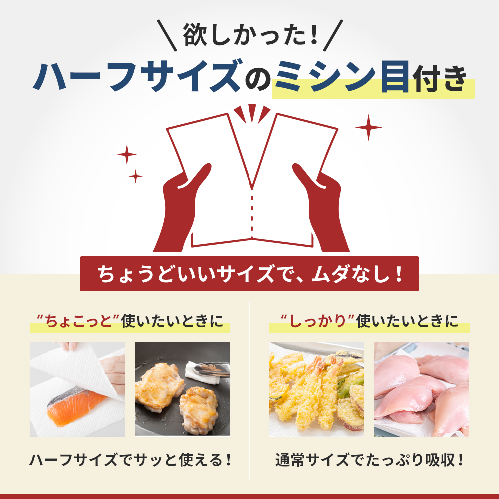 スコッティ ファイン キッチンタオル 1 ロール 3倍 150カット 2パック入 セット