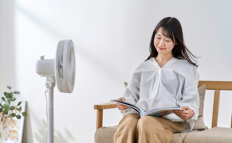 扇風機 リビング扇風機 LFA-307-W ホワイト 空気循環節電対策 冷房 暖房 室内 首振り 送風 送風機 循環 梅雨 部屋干し アイリスオーヤマ