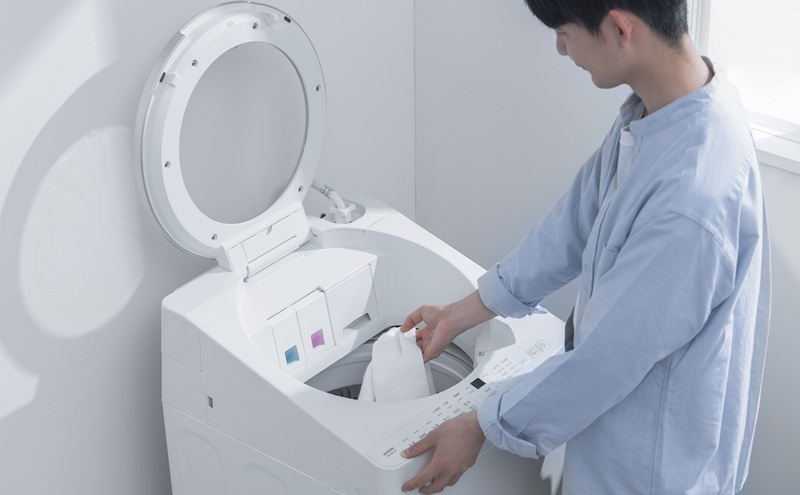 全自動電気洗濯機 7.0kg ITW-70B01-W ホワイト 洗濯機 7kg 7キロ 縦型 全自動 自動投入 縦型洗濯機 全自動洗濯機 ガチ落ち 極渦洗浄 節水 シンプル デザイン 一人暮らし 二人暮らし 新生活 時短 タイパ アイリスオーヤマ OSH オッシュ