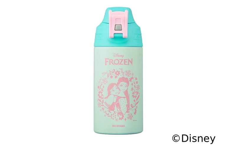 真空断熱ダイレクトボトル DBR-600 アナと雪の女王 (FROZEN) 水筒 600ml 保冷 ステンレスボトル 真空断熱 直飲 ワンタッチ カバー付 子供 小学生 幼稚園 保育園 運動 キッズ ディズニー アナ雪 スポーツドリンク対応 ダイレクト アイリスオーヤマ