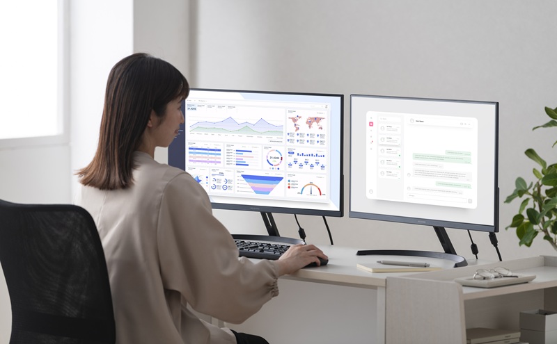 液晶ディスプレイ DT-JF235S-B ブラック モニター 23.8インチ フルhd 高画質 100Hz VA ノングレア 非光沢 スピーカー内蔵 ディスプレイ パソコンモニター PCモニター 液晶モニター アイリスオーヤマ