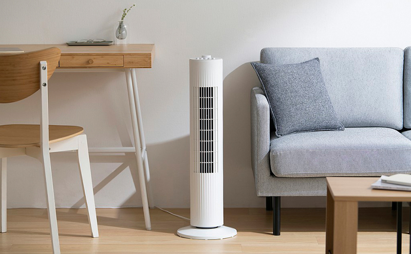 扇風機 タワーファン コンパクト TWF-M74 ホワイト アイリスオーヤマ　スリム扇風機 スリムファン 左右首振り ファン タワー 省スペース 首振り おしゃれ 新生活 1人暮らし 送風 縦型扇風機 タイマー リビング扇風機