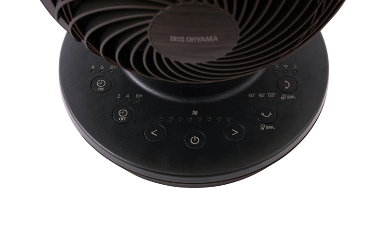 サーキュレーター 扇風機 dcモーター アイリスオーヤマ PCF-SDC15T-EC-TU ブラックウッド 首振り 省エネ dc 28畳 小型 お手入れ簡単 分解 おしゃれ 節電 換気 空気 循環 大風量 上下左右首振り 送風