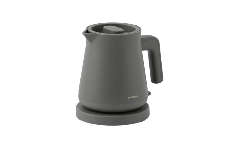 電気ケトルIBKT-800-Hウォームグレー アイリスオーヤマ