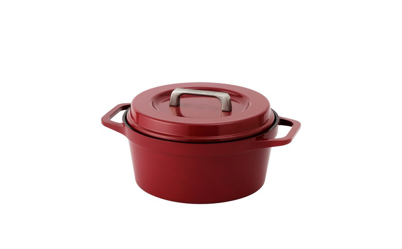 無加水鍋 COTOCO 20cm SMKSN-S20ビーツレッド アイリスオーヤマ