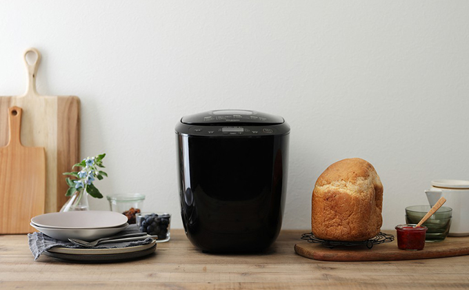 ホームベーカリー アイリスオーヤマ ブラック IBM-020-B パン焼き機 2斤 朝食 朝ごはん ジャム パン ぱん ブレッド ベーカリー ピザ 麺 めん 家電 高評価 新生活 一人暮らし 生活応援 スマート家電