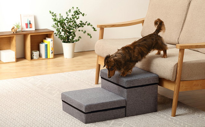 ペットステップ P-STA グレー アイリスオーヤマ 雑貨 日用品 ペット用品