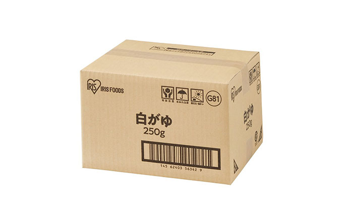 【防災】おかゆ 白がゆ 250g×20個 アイリスオーヤマ 加工食品 惣菜 レトルト 備蓄 米 備蓄米 防災グッズ 防災用品 低温製法米