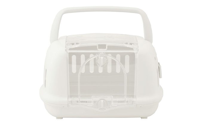 ペットハウス&キャリー アイボリー P-HC480 アイリスオーヤマ ペット用品 ペットグッズ ペットキャリーバッグ 猫 小型犬 おうち 出し入れラク 車 移動 シートベルト固定 給水ボトル