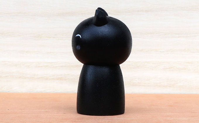 【うらにわあとりえ】にゃんこけし 1体　ねこ　猫　ネコ