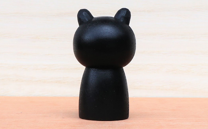 【うらにわあとりえ】にゃんこけし 1体　ねこ　猫　ネコ