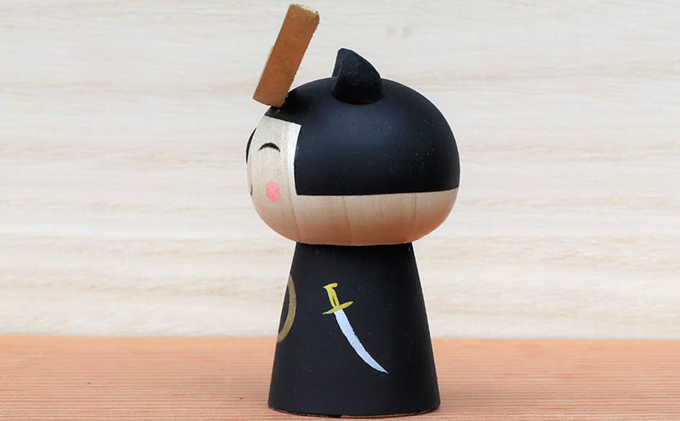 【うらにわあとりえ】まさむにゃんこけし 1体 ねこ　猫　ネコ