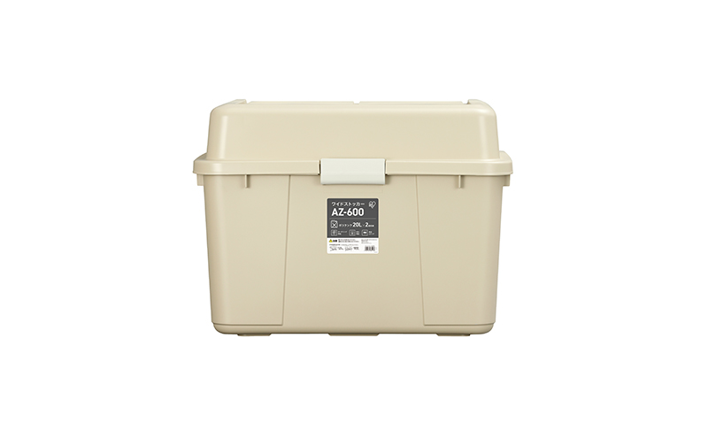 収納 ワイドストッカー 62L 5個セット AZ-600 ベージュ アウトドア ガーデニング ガーデニング用品 コンテナ 収納に便利 多目的収納 アイリスオーヤマ