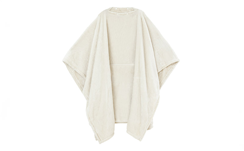 毛布 3WAYマルチ毛布 M-3M アイボリー アイリスオーヤマ 着る毛布 毛布 ブランケット 掛け布団 3WAY マルチ毛布 ポンチョ クッション 吸湿発熱 暖かい あたたかい あったか 洗濯OK コンパクト収納