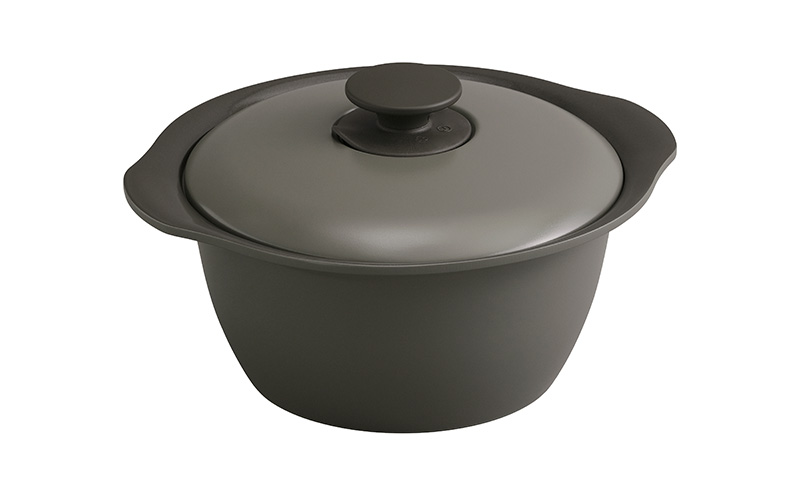 鍋 24cm 無加水鍋 MKS-24 チャコールグレー 両手鍋 ih 無水 無水調理 鍋パーティー 一人暮らし 食卓 カラフル 調理器具 料理 アイリスオーヤマ ガスコンロ オーブン対応