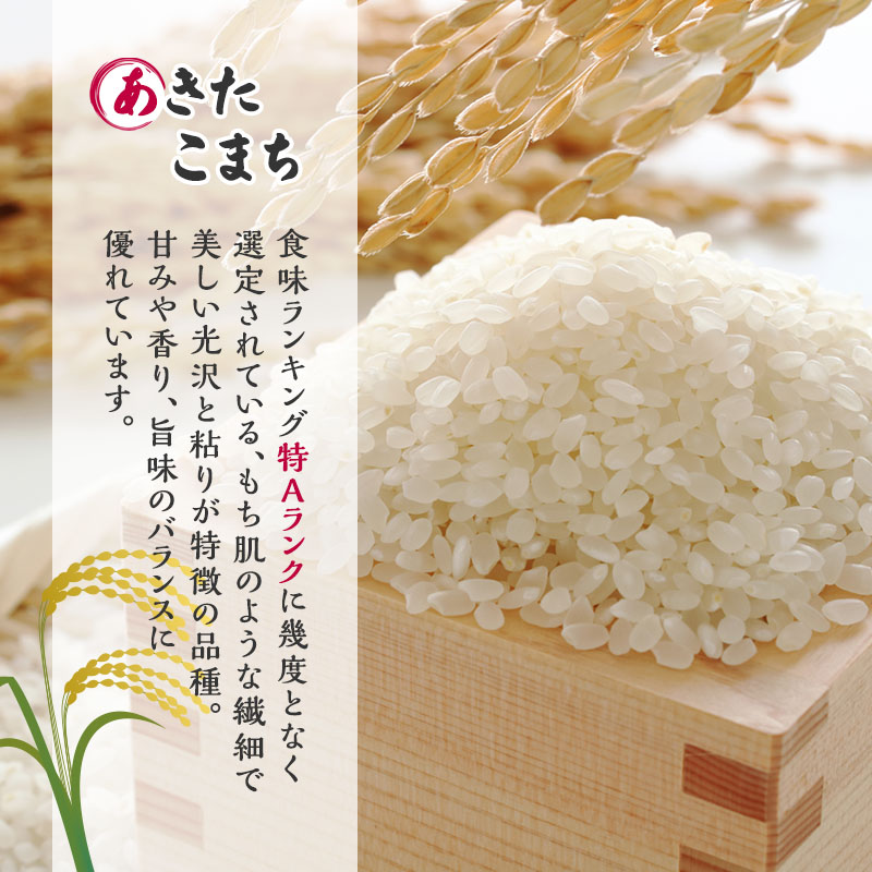 あきたこまち 秋田県産 新米 2キロ 精米 秋田 こまち お米 食料 ご飯