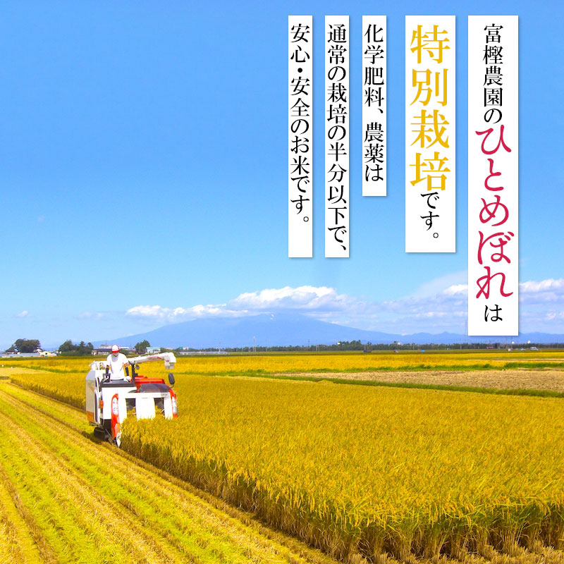 【令和7年産先行予約】 富樫農園の特別栽培米ひとめぼれ 精米 5kg 山形県鶴岡市産　K-732