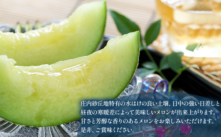 【令和8年産先行予約】【家庭用】泉屋商店の庄内砂丘アンデスメロン　約5kg（4～6玉）　K-830