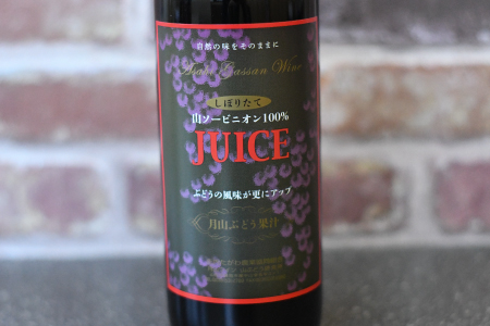 親子で楽しむ！！山ぶどう酒＆ぶどうジュースセット　720ml×2本　K-746