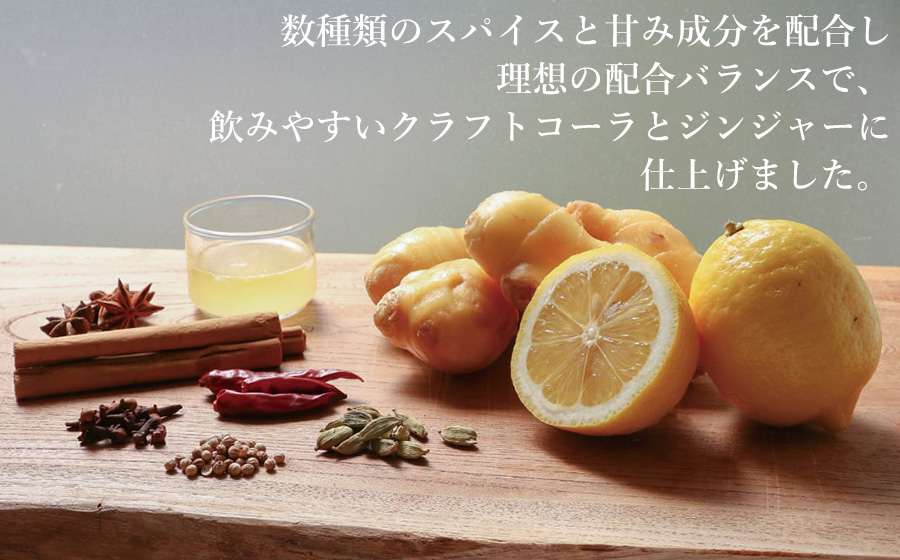 クラフトコーラ・ジンジャーセット（YATAコーラ・YATAジンジャー　375ml×各1本）　庄内観光物産館