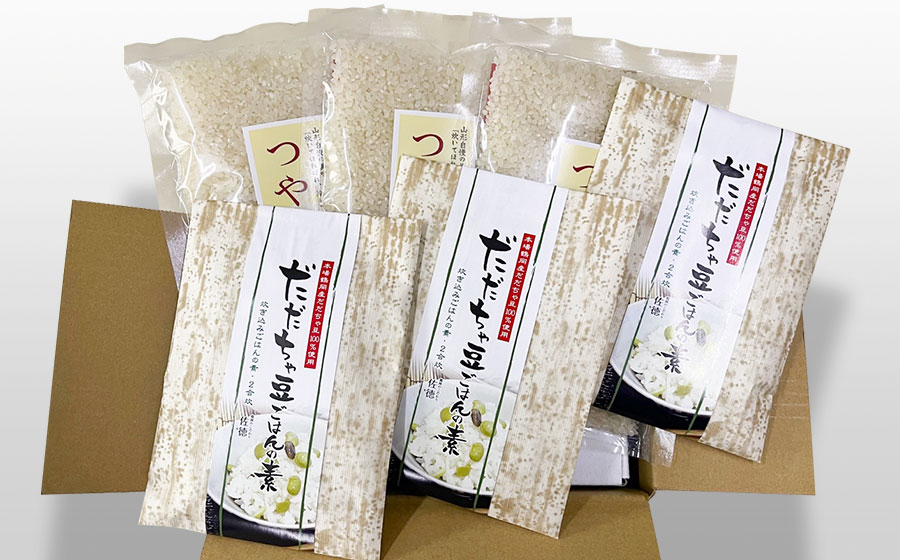 庄内つや姫と炊込みご飯セット　K-636