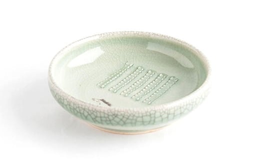 大堀相馬焼 いかりや窯 おろし皿  取り皿 プレート テーブルウェア 皿 お皿 食器 F21R-163