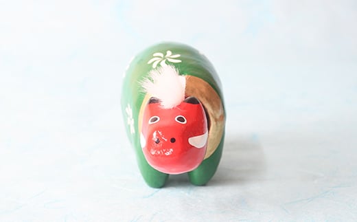 ＜迎春＞獅子舞べこ  伝統技術 工芸品 F21R-874