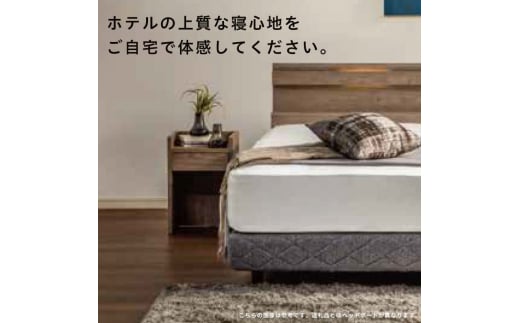 フランスベッド ファディアC3（ダブルスプリングタイプ）マットレス シングル 　ウォールナット（KWN）ハード  家具 F23R-281